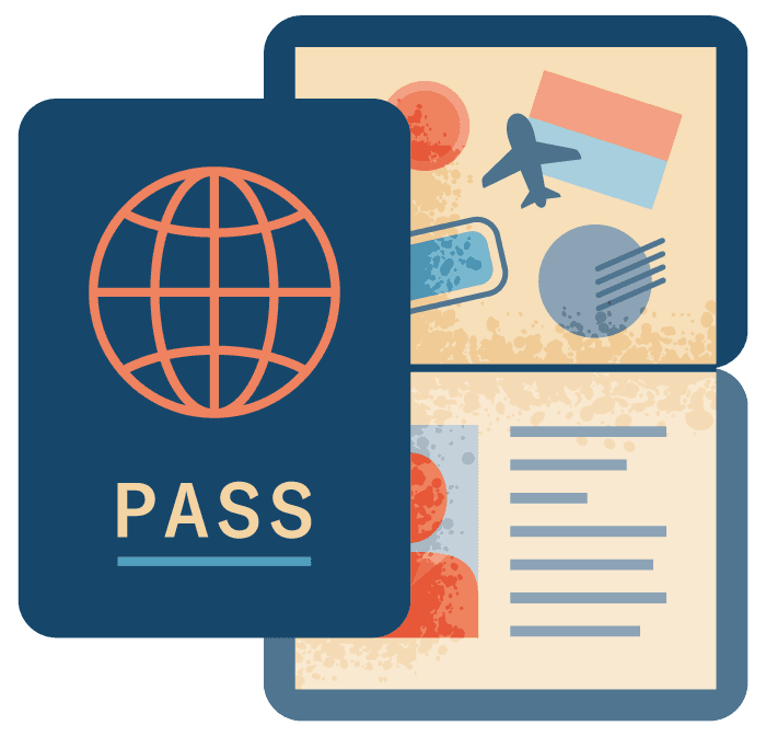 illustration de passeport