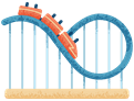 Illustration - Roller coaster